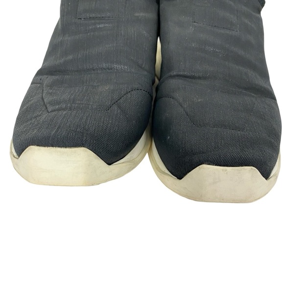 Rick Owens DRKSHDW Slip On Sneakers Shoes Mens Size 6.5 Black Hexagram Runners - Picture 3 of 12